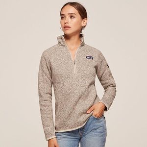 Patagonia Women’s 1/4 Zip Better Sweater-Pelican